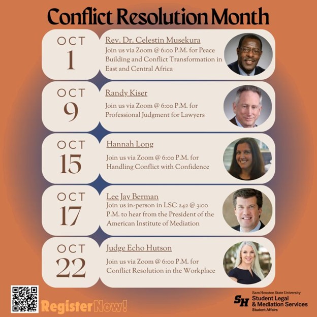 Conflict Resolution Month Events